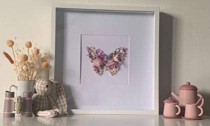 Dried floral art- Butterfly