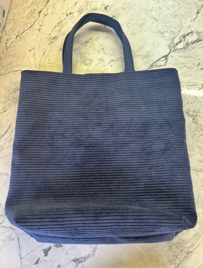 Blue tote bag