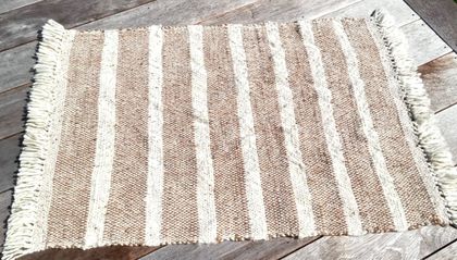 Handwoven Organic Wool Rug