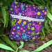 Small Cross Body Bag Purple Butterflies