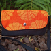 Essentials Purse Black Orange Floral