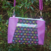 Sunshine Crossbody or Shoulder Bag - Purple Butterflies