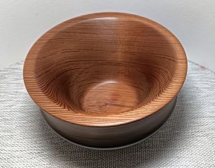 Chocolate Cedar and Black inlay bowl