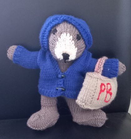 Paddington Bear,Soft hand knitted toy