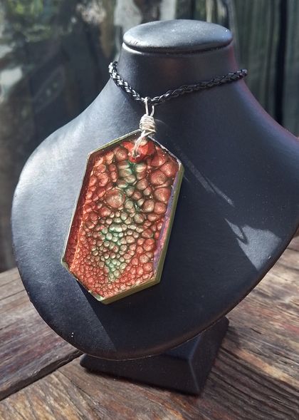 Resin Art Pendant 