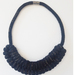 LOOPEY LISA rope necklace - black sparkle