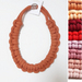 NAUTICAL NELLIE rope necklace - orange, red, or pink