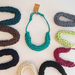 SLIDEY CORAL rope necklaces - multiple colours