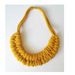 LUSH LULU chunky rope necklace - mustard