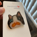 Handmade brooch  cute cat