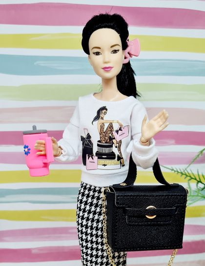 Travel In Style Sweatshirt - Barbie Doll Clothes