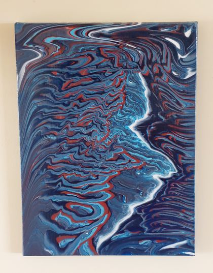 When Oceans Collide Original Acrylic Painting