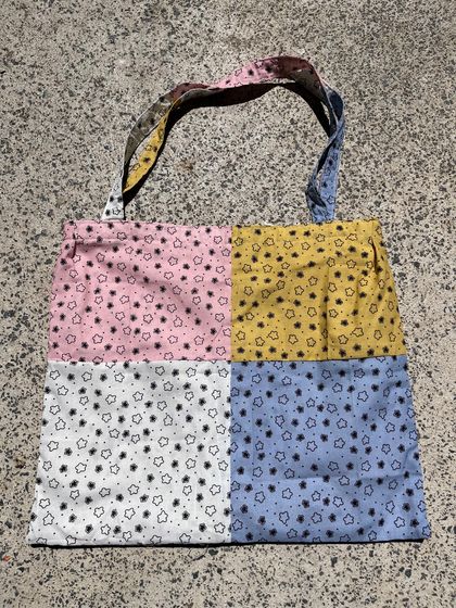 Cute Starry Patches Tote Bag [PROTOTYPE]