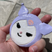 KUROMI Purple Hand-held Mirror w/ Clay