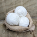 Trouble's fleece - White romney hogget roving 100g balls