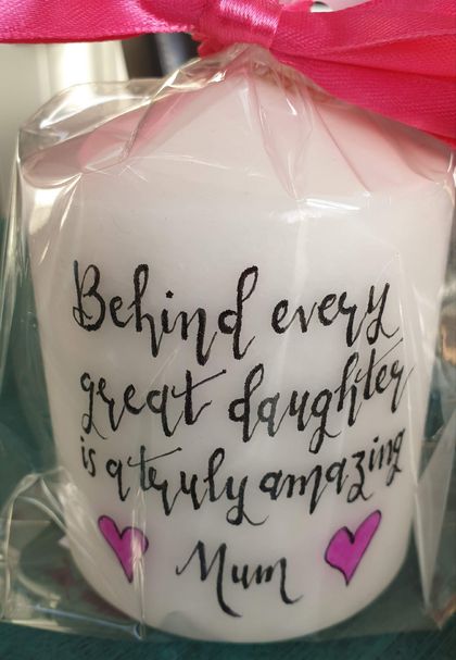 Mother's day Personalized Candle Gift
