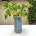 Blue Cloud Faceted Vase