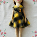 Autumn Leaves Handcrafted Cloth Doll