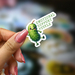 Emotional Support Pickle - Die-cut sticker - 5cm-6cm