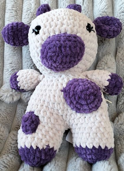 Crochet Purple Cow