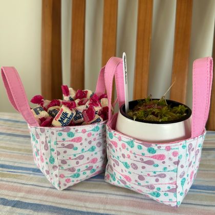 Mini baskets, pastel 