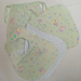 Burp cloth and bib set with gift bag