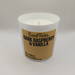 SALE! Dark Raspberry & Vanilla Scented Soy Candle 220mL