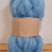 Carded Lambs Wool Blue