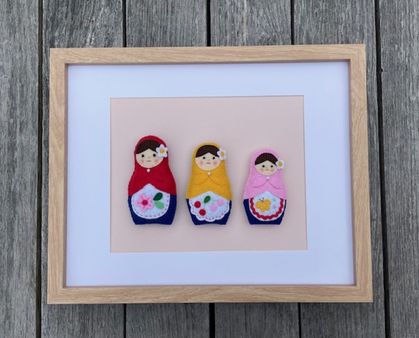 Felt Russian Stacking Dolls