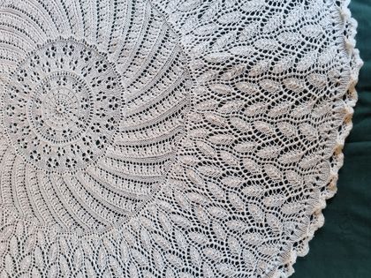 Heirloom baby shawl