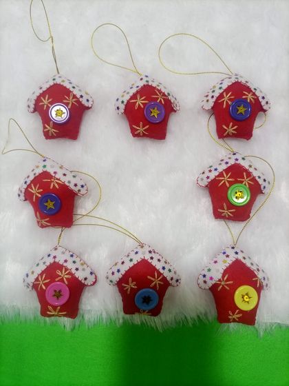 Set of  Four  Christmas Tree Decorations