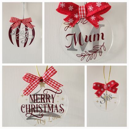 Personalised Christmas Decoration