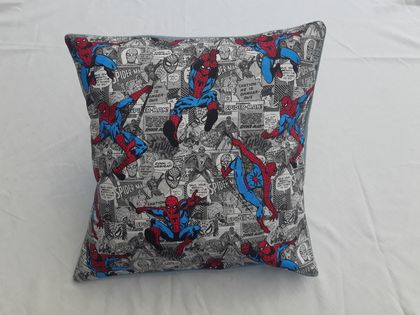 Handmade cushion cover: Spiderman Print