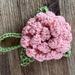 Crochet Peony Flower Charm