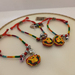 Hand woven embroidered lucky bag colorful bracelet for good luck, wealth, and wisdom SL023  Rosa Handmade Jewelry Store