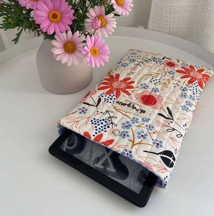 Kindle Pouch - Flowers