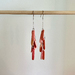 Porcelain Extended Dangle Earrings #1