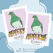 Kereru (Wood pigeon) Card