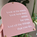 Custom quote wall decor