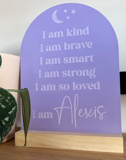 Personalised Affirmation Arch