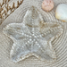 Gold and White Starfish Trinket Dish