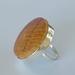 Sterling Silver and Totara Wood Ring