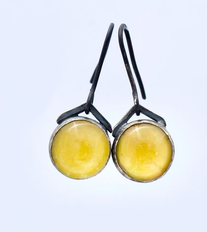 Pop Yellow Sliver Earrings