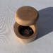 Wooden box - twist top - small