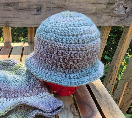 Crochet kids bucket hat