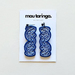 Mau Taringa, polymer clay earrings