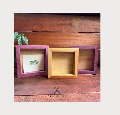 Set of 3 Shadow Boxes - Reclaimed timber