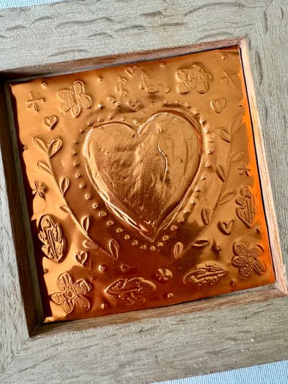 Copper etched artwork