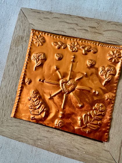 Copper Etched Artwork - Speared Heart