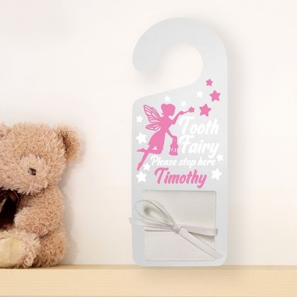 Tooth Fairy Door Hanger - Personalised - Fairy